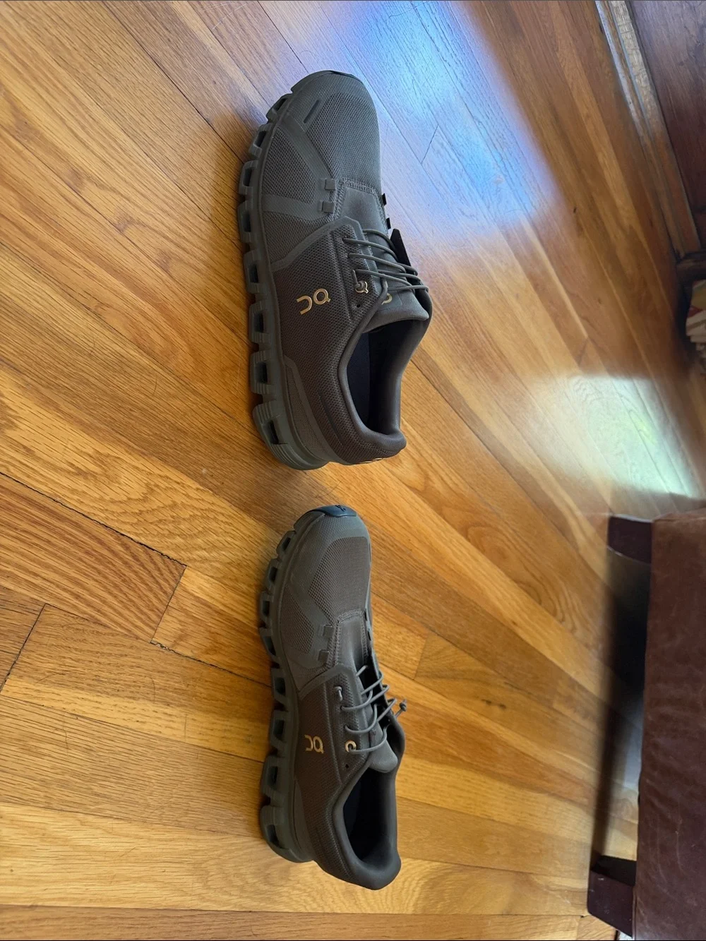 On Running Men's Cloud 6 Sneakers in Grizzly Grizzly(earth-toned brown)